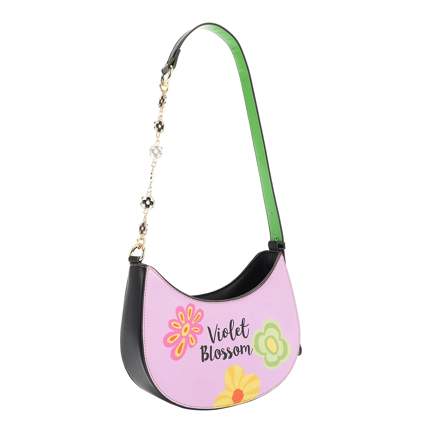 VIOLET BLOSSOM SHOULDER BAG