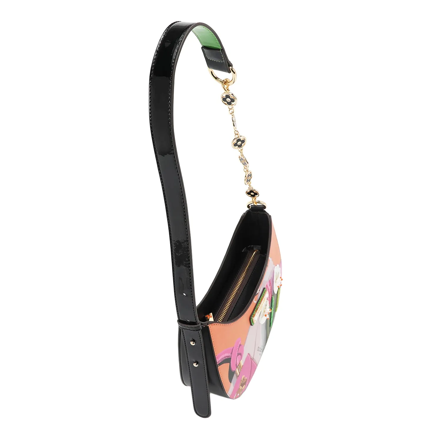 VIOLET BLOSSOM SHOULDER BAG