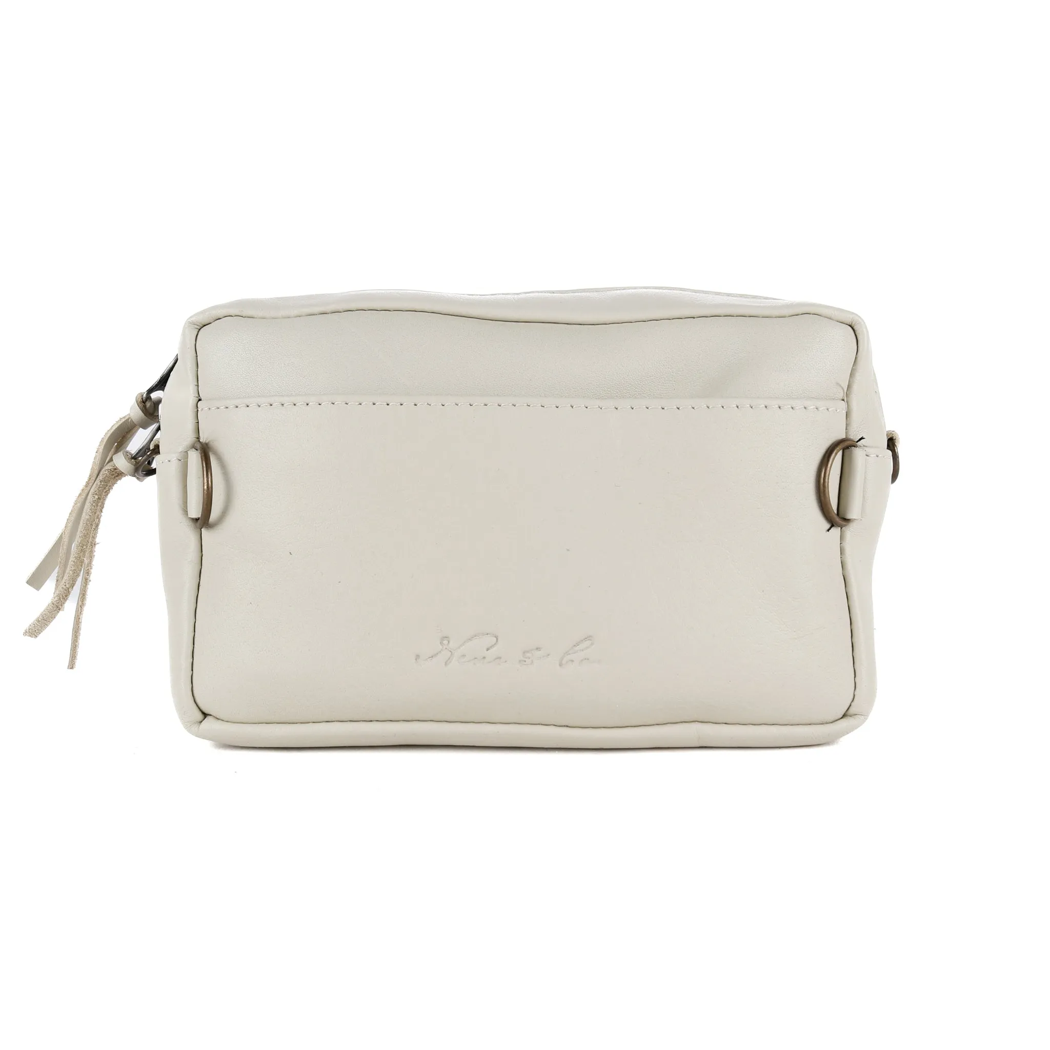WANDER CROSSBODY BAG   STRAP SET - CORTE WITH JADE - BONE - NO. 15548