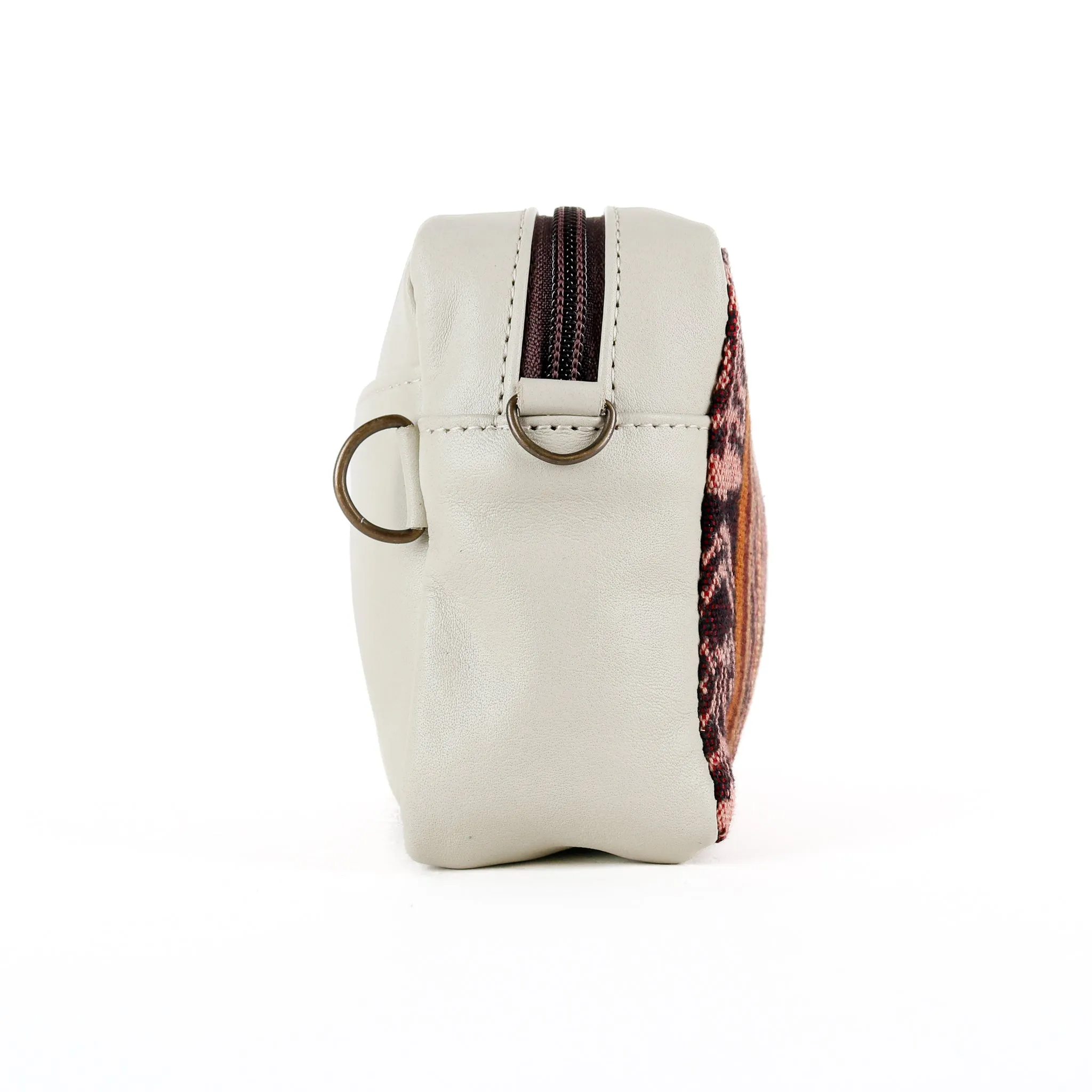 WANDER CROSSBODY BAG   STRAP SET - CORTE WITH JADE - BONE - NO. 15548