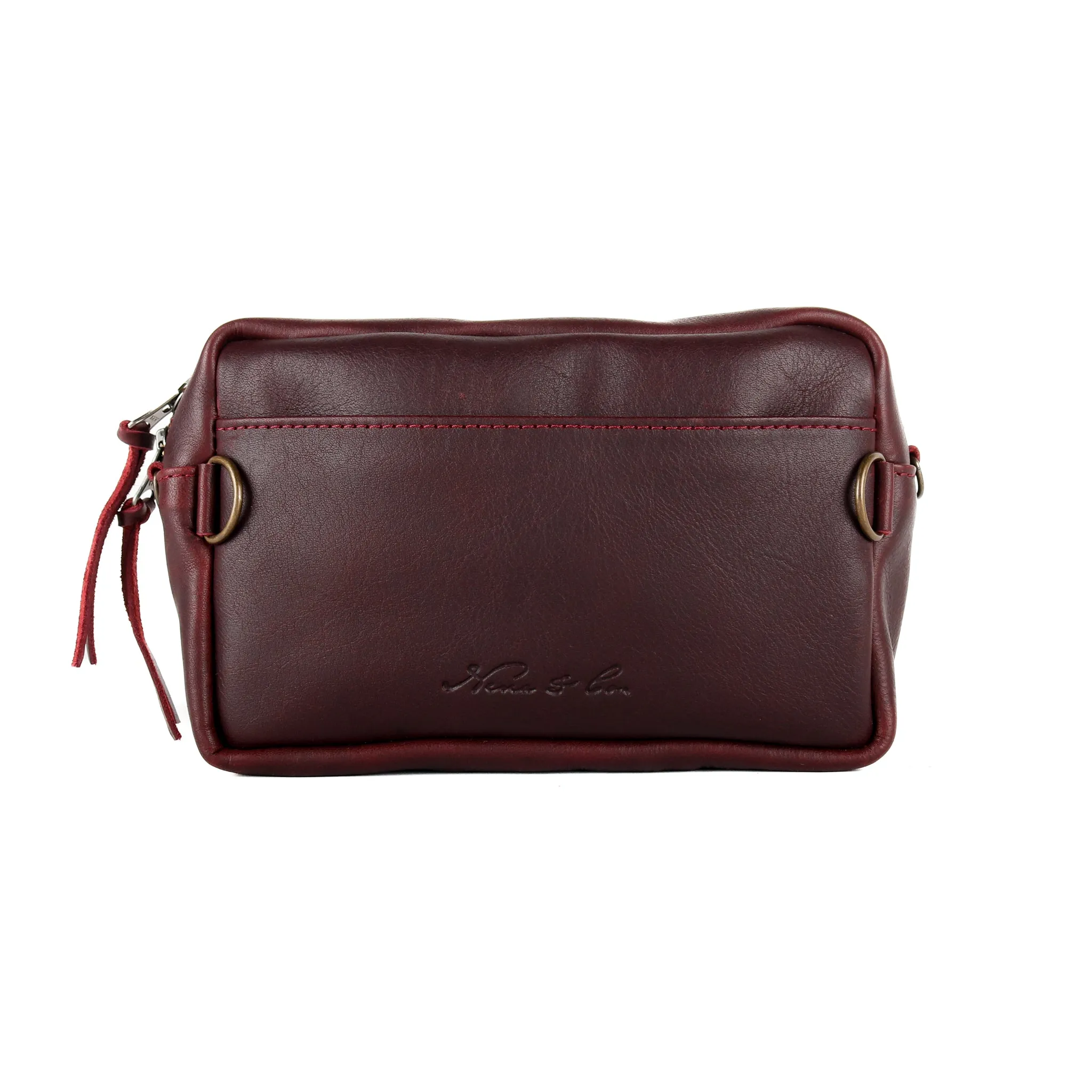 WANDER CROSSBODY BAG   STRAP SET - CORTE WITH JADE - VINO TINTO - NO. 15547