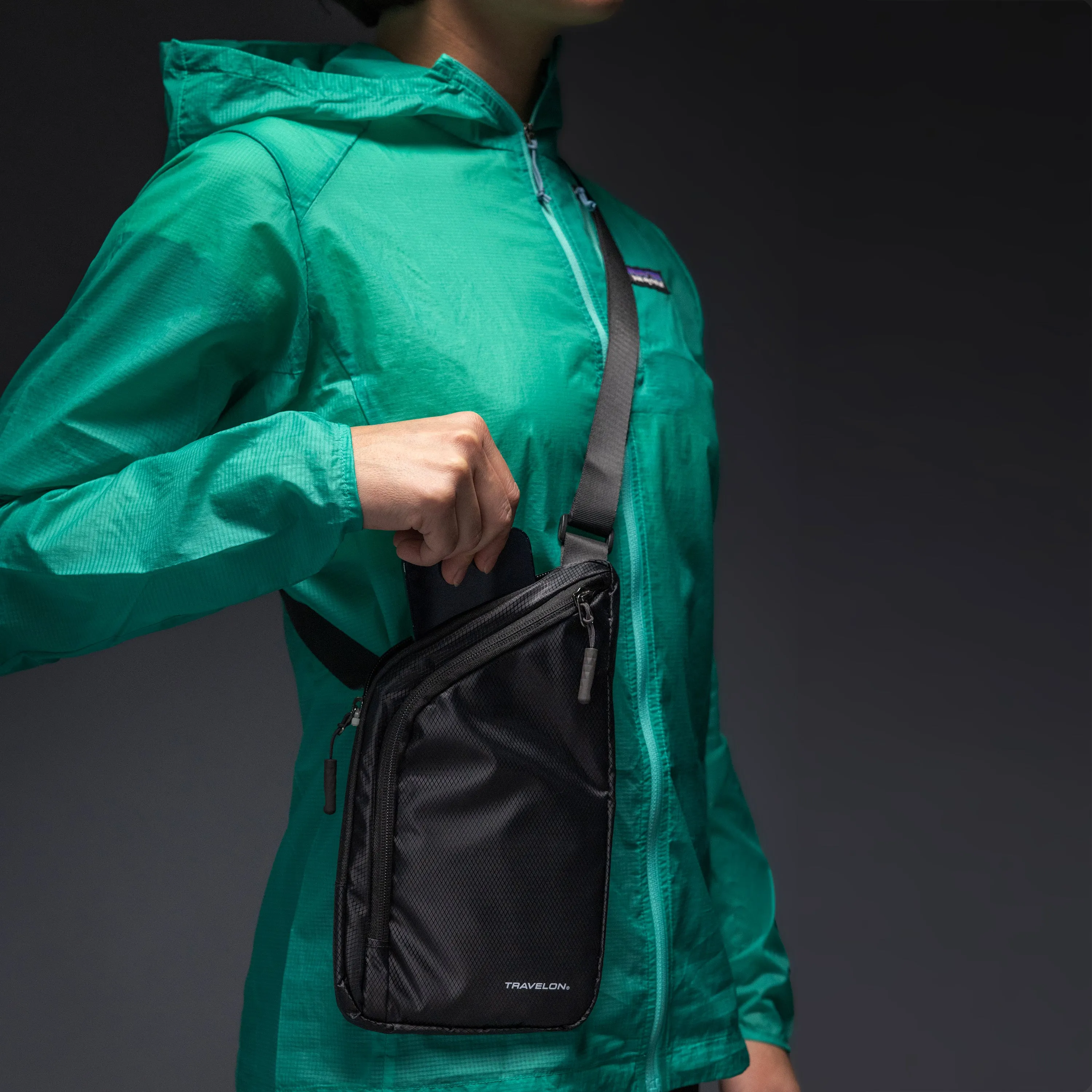 World Travel Essentials Slim Crossbody Bag