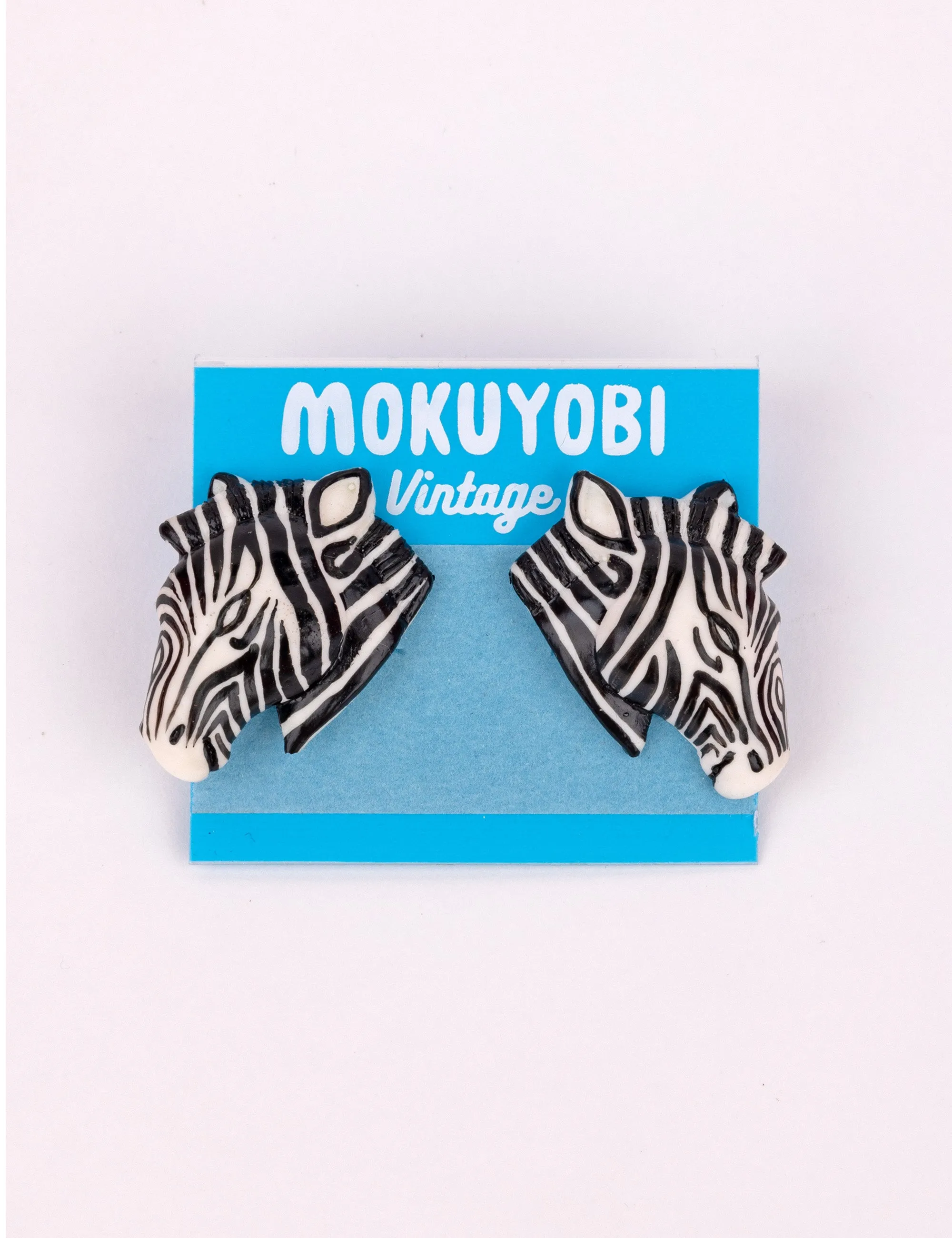 Zebra Vintage Earrings